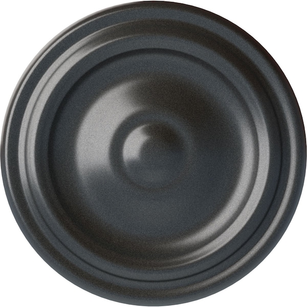 Ekena Millwork Maria Ceiling Medallion (Fits Canopies up to 1 3/4"), Hand-Painted Pewter, 9 5/8"OD x 1 1/8"P CM09MAPES - main